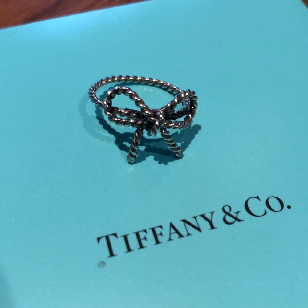 Tiffany’s Silver Bow Ring